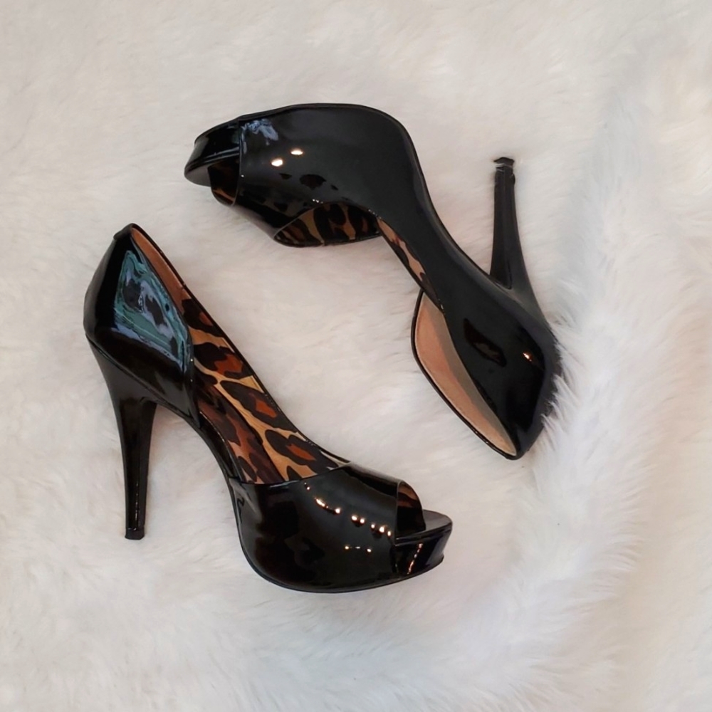 Jessica Simpson Acadia Black Patent Heels